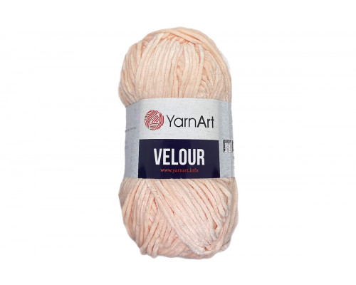 Пряжа YarnArt Velour оптом – цвет 869 светлый персик